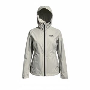 Eddie Bauer Women's Highbeam Reflective Waterproof Rain Jacket - Silver